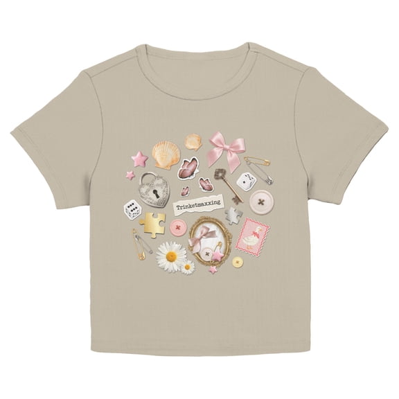 Juniors Lost Gods Cute Trinket Maxxing T Shirt
