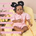thumbnail image 2 of Muñeca Reborn Rebornova, negra, afroamericana, 51 cm, 2 of 8