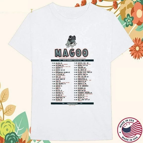 Magoo The Band 2025 Summer Tour Dates T-shirt Unisex Classic All Sizes ZL1795