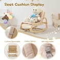 thumbnail image 3 of Silla mecedora Baby Baotree 3 en 1 ajustable de madera, 3 of 7