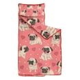 thumbnail image 2 of Pug and Love Heart Toddler Nap Mats for Kids Preschool,Sleeping Mat Bag or Kids,Toddler Sleeping Bag,Toddler Nap Mat or Daycare, 2 of 6