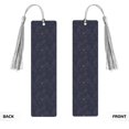 thumbnail image 2 of Kdxio Navy Dark Blue Print Metal Tassel Bookmarks,Perfect Gift for Art Lovers and Bookworms Metal Bookmarks for Women, 2 of 8