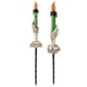 thumbnail image 2 of Luces de vela con forma de mano de esqueleto para Halloween, color verde cálido, paquete de 2, 120 mAh, brillo fantasmal de plástico, 2 of 8