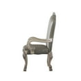 thumbnail image 3 of Bowery Hill Traditional Arm Chair in Vintage Bone White and PU (Set of 2), 3 of 5