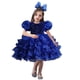 thumbnail image 2 of Vestido de princesa para niñas pequeñas, manga abullonada, malla de lentejuelas, tul, tutú, carnaval, boda, fiesta de cumpleaños, vestido de baile, ropa 9-10T (etiqueta 150) Gao Jinjia LED, 2 of 2
