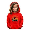thumbnail image 3 of HNMKIU Chandails en Molleton à Col Rond Fille Graphique Enfants Filles Chemise de Sport Garçon Fille Décontractée Couleur Unie Imprimé Cocotier Chandail à Capuchon Chandail à Capuche avec Poche Adapté pour Adolescent, 3 of 3