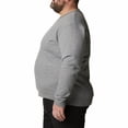 thumbnail image 3 of Big & Tall Columbia Hart Mountain Crewneck Top Color: Charcoal Heather Size: XXL TALL, 3 of 4