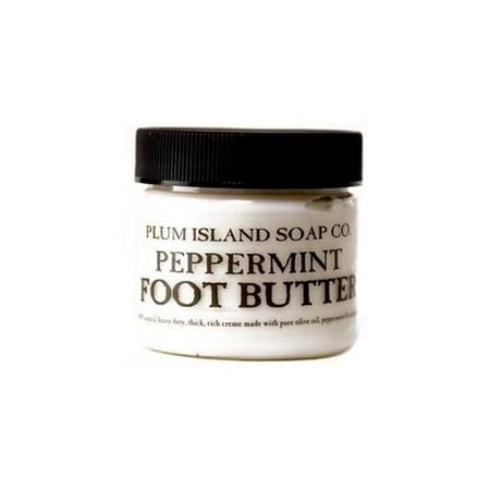 Plum Island menthe poivrée Crème pour les pieds au beurre