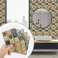 thumbnail image 3 of Affordablo 2025 Peel And Stick Tile Decals Clearance 1Set 10pc Self Adhesive Tile 3D Sticker Kitchen Bathroom Wall Sticker Decoration, 3 of 5