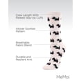 thumbnail image 3 of MeMoi Women's Holiday Scotties & Presents Crew Socks - Womens - Female, 9-11, Winter White, 3 of 7