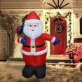 Musatteng Inflatable Backpack Lights Santa Christmas Activity Venue