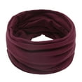 thumbnail image 2 of Neck Warmer, Duoif Winter Scarf for Women Children Boy Girl Scarf Thickened Wool Collar Scarves Neck Scarf Cotton Scarf for Women Wine, 2 of 4