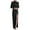 Black, variant on IROINNID Long Sleeve Dress for Women Fall Dress Full-Length Formal Dress Spring Round-Neck Solid Slimming Split Long Dress,Black