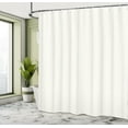 thumbnail image 4 of Ambesonne Art Deco Shower Curtain, Geometric Square Stripe, 69"Wx75"L, Pastel Brown and White, 4 of 4