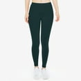 thumbnail image 2 of Jxximdong Leggings for Women Women Low Waisted Opaque Soft Yoga Waisted Slim Pants Solid Length Pants Green XXL Yoga Pants, 2 of 5