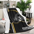 thumbnail image 2 of City Throw Blanket Gifts for Men Women Kids Ultra Soft Flannel Blanket Lightweight Warm Blanket Soft Flannel Football Fans Bedding 50x60 Inch, 2 of 5
