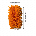 thumbnail image 2 of Microfiber Feather Duster, Hand Washable Dusters with 4 Pcs Replaceable Microfiber Head, Foldable Detachable Dust Duster, Perfect for Cleaning Windows, Tables, Cars,Furniture, Fans Yellow, 2 of 8