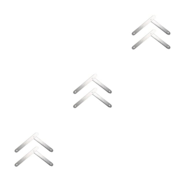 Youkk 2pack/lot Non-deformable Stepladders – Easy Installation Durable And Reliable Exquisite Craft White 34cm 2 pcs 3Set