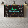 thumbnail image 7 of Chalkboard Style Class Dismissed Banner Party Decorations Background Backdrop for School Events Graduation Parties Photo Props Classroom Celebrations, 7 of 7