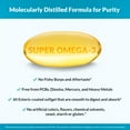 thumbnail image 4 of Natural Wellness Super Omega-3 Fish Oil - Harvested From the Best Fish Sources - 1000 mgs EPA and DHA Per Serving - Support Cardiovascular Health - 60 Softgels: 30-Day Supply, 4 of 8