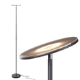 thumbnail image 1 of Brightech Sky Flux LED Torchiere Bright Standing Touch Sensor Floor Lamp, Black, 1 of 10