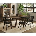 thumbnail image 2 of Guyou 55"-71" Extendable Dining Table, Farmhouse Rectangular Kitchen Table for 6-8 People, Solid Wood Rustic Dinner Table for Kitchen Dining Room, Natural, 2 of 11