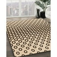thumbnail image 3 of Ahgly Company Machine Washable Indoor Round Transitional Golden Blonde Gold Area Rugs, 4' Round, 3 of 7