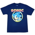 thumbnail image 4 of Sonic the Hedgehog Classic Character Men's Blue Graphic Tee-M, 4 of 6