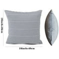 thumbnail image 2 of 2022 New Small Fresh Plaid Stripe Plain Pillow Cotton Linen Pillow Wholesale Sofa Pillow Bed Cushion, 2 of 5