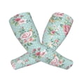 thumbnail image 2 of Easygdp Vintage Floral Adult Ice Silk Sunscreen Arm Cover with Thumbhole, Cooling Compression Arm Cover for Cycling, 2 of 8