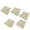 Blue, variant on 500PCS Anti-Collision Silicone Rubber Feet Bumpons Clear Round Self Adhesive Anti Slip Circle