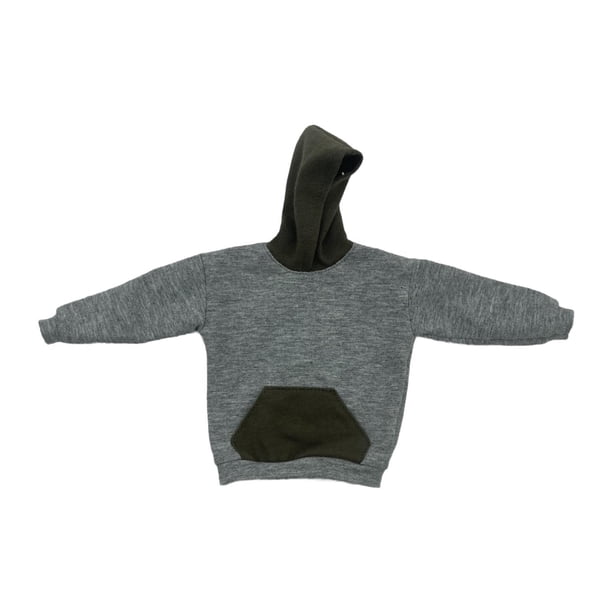 Sudadera con capucha para muñeca, accesorio de ropa deportiva realista, disfraz para 12 gris claro