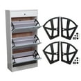 thumbnail image 4 of Abatible Para Gabinete De Zapatos, Bisagra Para Gabinete, Accesorios Para Muebles De 10,2x7,9 Pulgadas Que Aumentan La Capacidad Del Gabinete Para Estante Para Platos De Cocina, 4 of 7