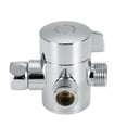 thumbnail image 3 of 8/9/10 inch Shower Head and Handheld Combo, High Pressure Dual Rainfall Shower Head 3-5 Shower Modes, Shower Head Set with 3-way Water Diverter&Suction Cup Holder&60inch Hose, White/Sliver/Black, 3 of 9