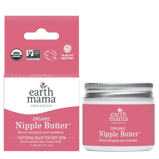 Beurre pour mamelons bio Earth Mama 60 ml