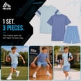 thumbnail image 6 of RBX Boys Activewear Set with Performance Mesh Jersey Tees and Athletic Gym Shorts 3 Piece Outfit, 6 of 7
