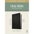thumbnail image 1 of NLT Large Print Thinline Reference Bible, Black LeatherLike, 1 of 1