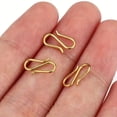 thumbnail image 5 of 20pcs Of Stainless Steel S-shaped Hook Connectors, In Golden And Silvery Colors, Used for DIY Jewelry Making, Craft Supplies, Hand Bracelet And Necklace Production Parts Manufacturing., 5 of 10