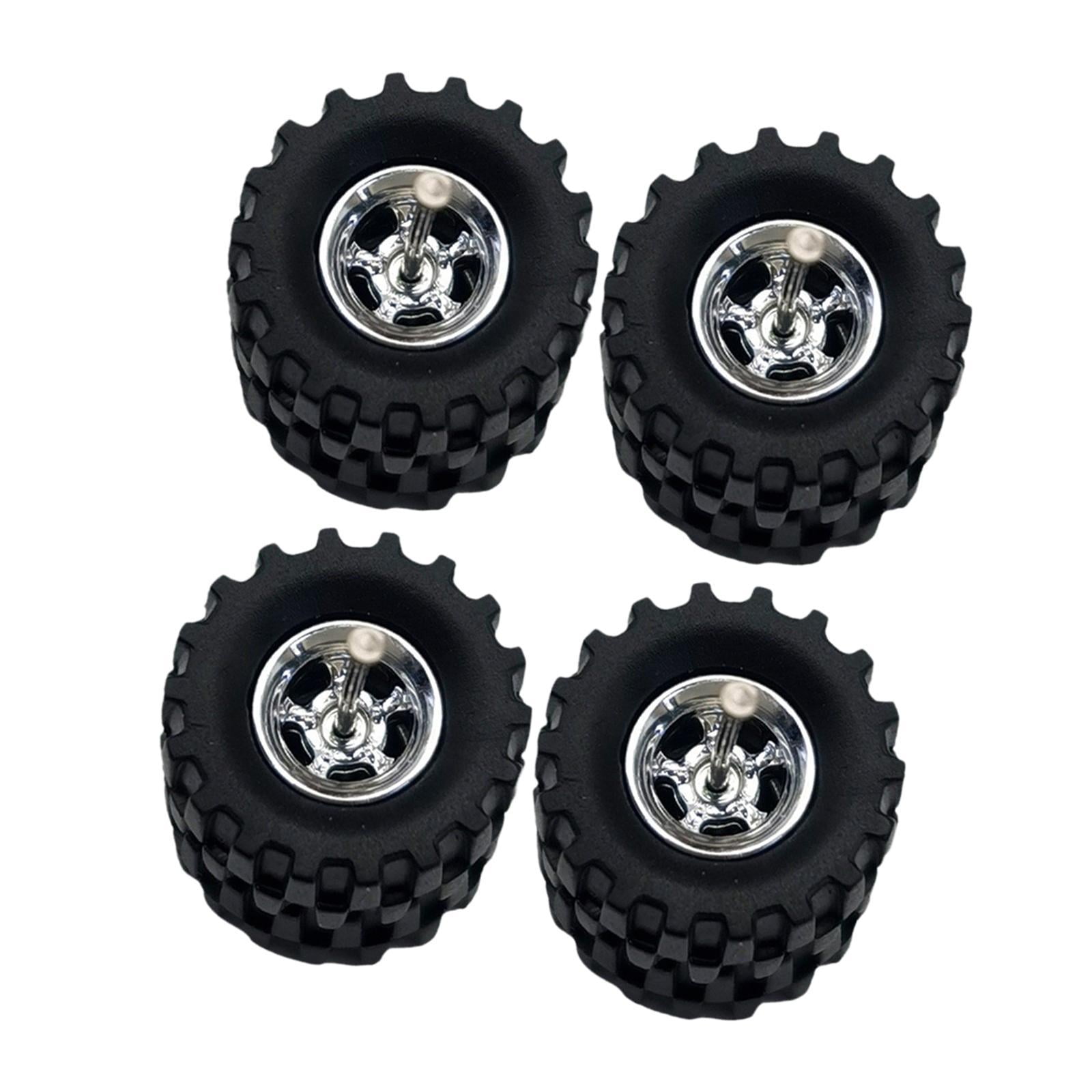 4 Pneus En Caoutchouc Avec Mousse Pour Voiture RC 1/10 - 6 Trou, 96mm - Pour Modèles Tout-Terrain Et Chenillés - Accessoire Performance