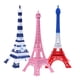 thumbnail image 5 of Estatua de la Torre Eiffel de París en color, figura antigua, decoración del hogar, metal vintage. Rosa 18cm, 5 of 9