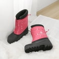 thumbnail image 5 of Dream Pairs Boys Girls Kids Warm Waterproof Snow Boots Winter Outdoor Snow Boots KSTAR FUCHSIA/MULTI Size 4, 5 of 5