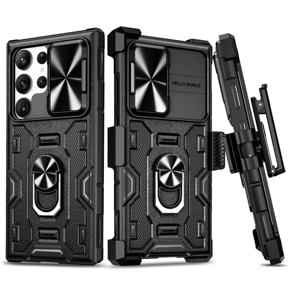 Funda VEGO para Samsung Galaxy S23 Ultra 2023 con soporte