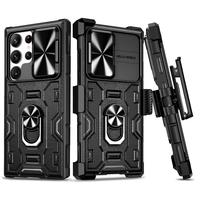 Funda VEGO para Samsung Galaxy S23 Ultra 2023 con soporte