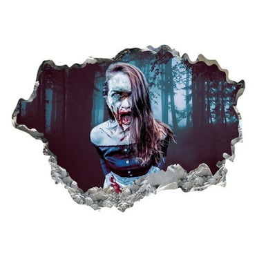 Tarmeek Fall Decor Halloween 3D Ghost Scary Wall Stickers Removable Art Mural Party Decals Decor,Halloween Decorations Indoor for Room Decor