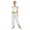 White, variant on Arabian Dance Jumpsuits for Girls Rhinestone Patchwork Flying Sleeve Chiffon Leotard Purple 10