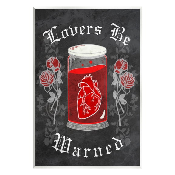 Stupell Industries Spooky Heart In Jar Holiday Painting Unframed Art Print Wall Art, 10 x 15