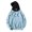 B, variant on Womens Tops Casual Winter Fall Comfy Hooded Long Sleeve Bubble One Shoulder Drawstring Solid Color Leisure Cotton Hoodies Sweatshirts(C,XXL)