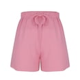 thumbnail image 6 of zbxnLI Women's Pajama Shorts Elastic Waist Casual Lounge Shorts Comfy Pj Bottoms Sleep Shorts, 6 of 7