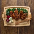 thumbnail image 2 of J.K. Adams Farmhouse Maple Carving Board, Wood Kitchen Cutting Board, 20" x 14" x 0.75", 2 of 6