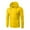 Yellow, variant on Men’S Casual Hoodies Long Sleeve Solid Color Pocket Zipper Drawstring Comfortable Sweatshirts For Fall Winter Daily Wear,Orange,M